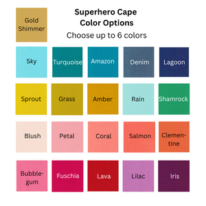 Design Your Own Superhero Cape