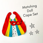 Load image into Gallery viewer, Doll Superhero Cape Set - Primary Light

